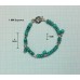 Turquoise and sterling silver good-luck (Hamsa) bracelet - Made in Israel